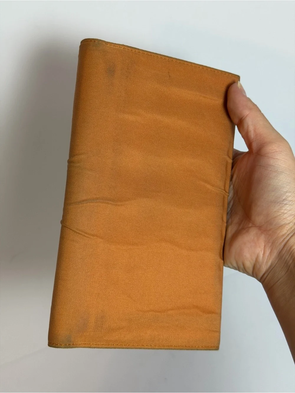 Prada Milano Orange Nylon Large Wallet